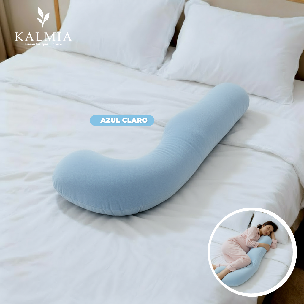 Almohada Tipo J Premium – Confort y Soporte Corporal