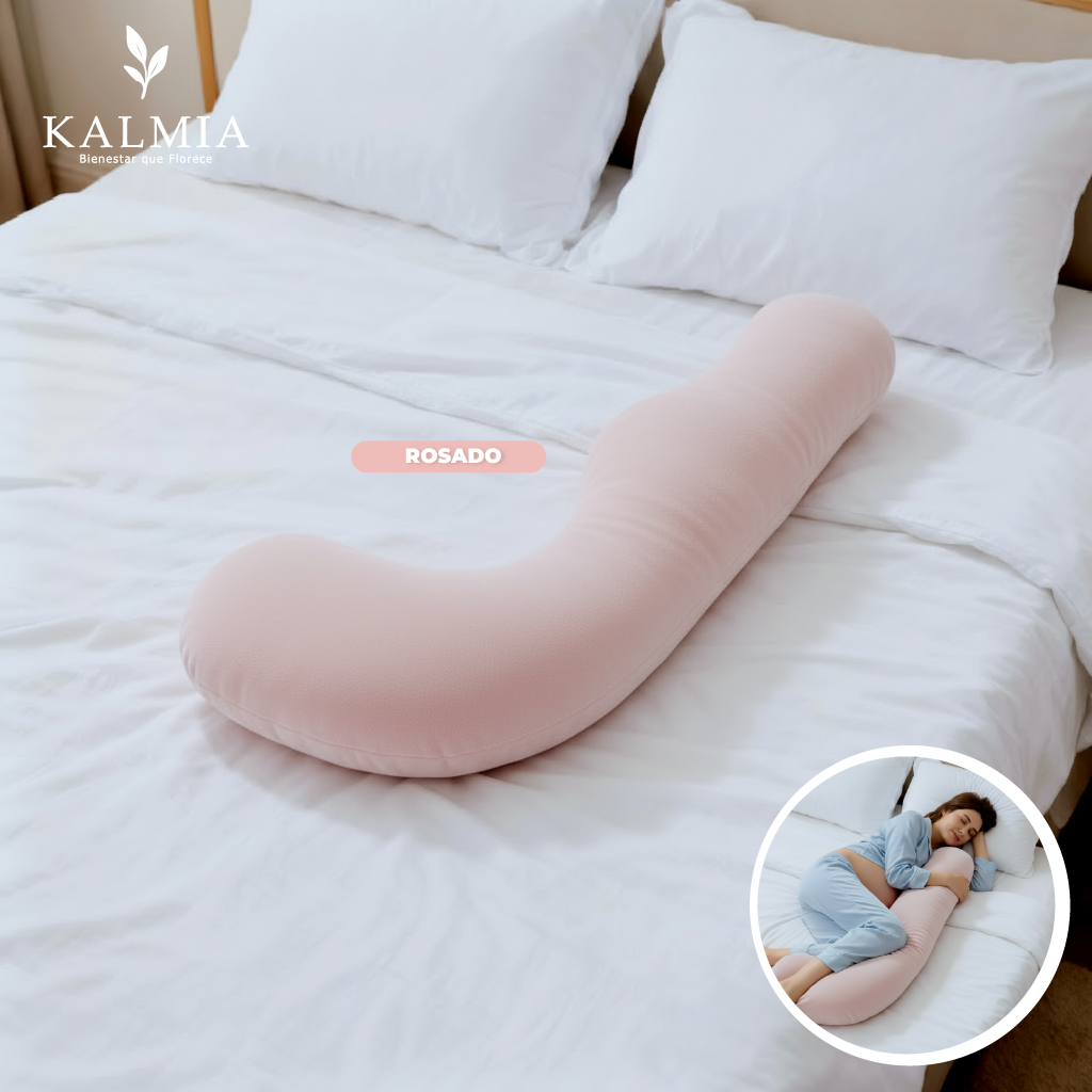 Almohada Tipo J Premium – Confort y Soporte Corporal